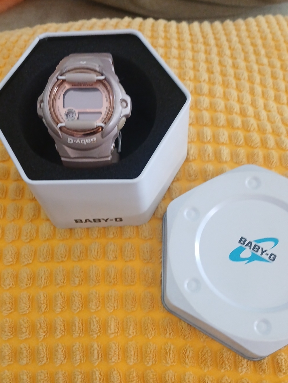 G-Shock Baby-G Pink and Rose Gold Digital Watch